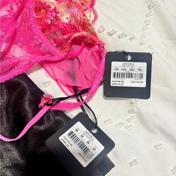 Honey Birdette Meika candy pink set - Picture 5 of 7